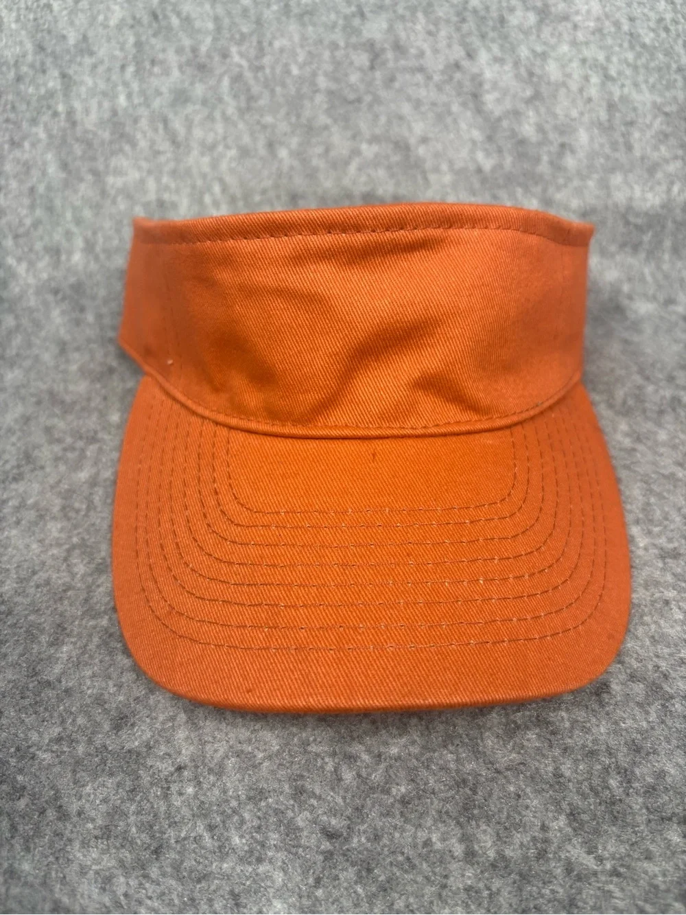Vintage Nissun Burnt Orange Adjustable Cotton Visor